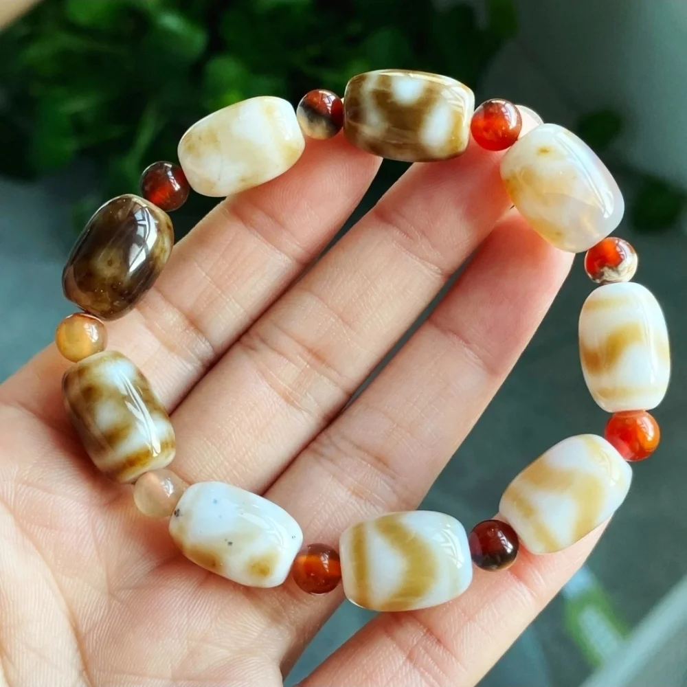 11*16mm Natural Gobi Agate Eyes Agate/stone Madagascar Beads Bracelet